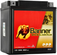 Baterie AGM PLUS 12V, BGTX30-3, 30Ah, 385A, BANNER Bike Bull AGM PLUS 167x126x174