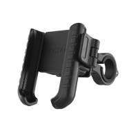 Univerzální držák mobilního telefonu na motorku a kolo FIXED Bikee Anti-Shock s antivibračním modulem, černý