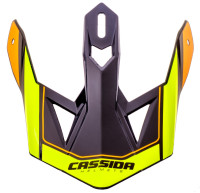 Kšilt pro přilby Cross Pro 2, CASSIDA (žlutá fluo/oranžová/modrá)