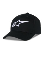Kšiltovka AGELESS SNAPBACK, ALPINESTARS (černá/bílá)