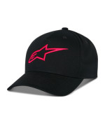 Kšiltovka AGELESS SNAPBACK, ALPINESTARS (černá/červená)