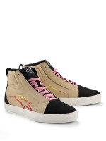 Boty RIDE-63 CANVAS, ALPINESTARS (krémová/černá/bílá) 2026