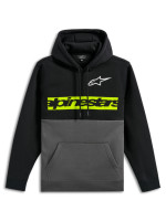 Mikina PARALLEL HOODIE, ALPINESTARS (černá/šedá)