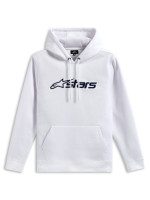 Mikina BLAZE HOODIE 3, ALPINESTARS (bílá/modrá)