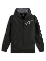Mikina SESSIONS 3 HOODIE, ALPINESTARS (černá/šedá)