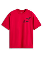 Triko ONE OVERSIZED CSF, ALPINESTARS (červená)