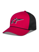 Kšiltovka AGELESS SHADOW TRUCKER, ALPINESTARS (červená/černá)