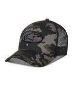 Kšiltovka OBLIQUE CAMO TRUCKER, ALPINESTARS (černá camo/černá)