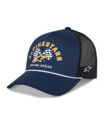 Kšiltovka FINISHER TRUCKER, ALPINESTARS (modrá/černá)