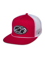 Kšiltovka CONTENDER TRUCKER, ALPINESTARS (červená/bílá)