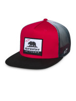 Kšiltovka CALI GRADIENT TRUCKER, ALPINESTARS (červená/černá/bílá)