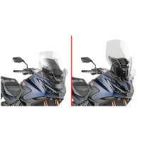 KD1214ST čiré plexi HONDA NT 1100 '25-, 60 × 49 CM ČIRÉ (O 11 CM VYŠŠÍ NEŽ ORIGINÁL)