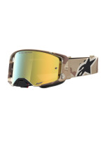Brýle SUPERTECH LONE, ALPINESTARS (písková camo, zrcadlové zlaté plexi) 2027