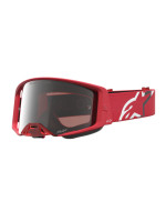 Brýle SUPERTECH VESTA, ALPINESTARS (červená fluo/chrom, zrcadlové stříbrné plexi) 2027