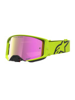 Brýle SUPERTECH VESTA, ALPINESTARS (žlutá fluo/černá, zrcadlové červené plexi) 2027