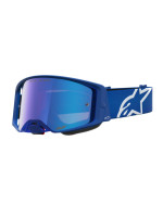 Brýle SUPERTECH VESTA, ALPINESTARS (modrá/bílá, zrcadlové modré plexi) 2027
