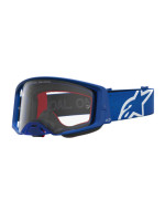 Brýle SUPERTECH VESTA, ALPINESTARS (modrá/bílá, čiré plexi) 2027