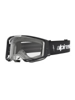 Brýle VISION 8 AMBER, ALPINESTARS (černá/stříbrná, čiré plexi) 2027