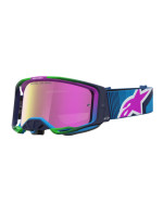 Brýle VISION 8 MAVEN, ALPINESTARS (modrá/fialová, zrcadlové růžové plexi) 2027