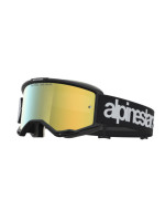 Brýle VISION 5 HONE, ALPINESTARS (černá/bílá, zrcadlové zlaté plexi) 2027