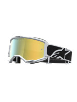 Brýle VISION 5 RORA, ALPINESTARS (černá/bílá, zrcadlové zlaté plexi) 2027