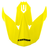 Kšilt pro přilby Cross Cup Junior, CASSIDA, dětská (žlutý fluo)