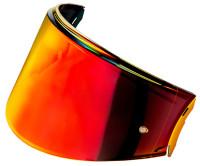 Plexi pro přilby Multiflip s přípravou pro Pinlock, CASSIDA (zrcadlové červené REVO)