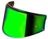 Plexi pro přilby Multiflip s přípravou pro Pinlock, CASSIDA (zrcadlové zelené REVO)