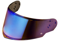 Plexi pro přilby Modulo 2.1 Plus Carbon s přípravou pro Pinlock, CASSIDA (modré chromové)