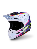 Přilba S-M7 BLASTER, ALPINESTARS (fialová/růžová/bílá) 2027