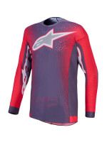 Dres SUPERTECH HITEN AFD, ALPINESTARS (tmavě šedá/červená fluo/šedá) 2027