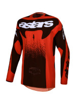Dres TECHSTAR SWAN, ALPINESTARS (červená/černá/bílá) 2027