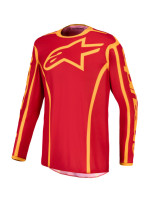 Dres FLUID APEX V2, ALPINESTARS (červená/zlatá) 2027
