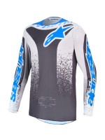 Dres FLUID DRAG, ALPINESTARS (tmavě šedá/světle šedá/modrá) 2027