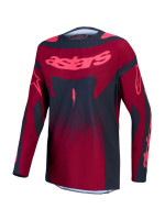 Dres STELLA TECHSTAR SWAN, ALPINESTARS, dámské (purpurová/tmavě šedá/červená) 2027