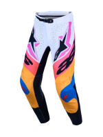 Kalhoty SUPERTECH DYNA, ALPINESTARS (bílá/modrá/žlutá/černá/fialová) 2027