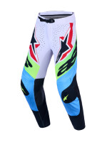 Kalhoty SUPERTECH DYNA, ALPINESTARS (světle šedá/zelená fluo/modrá/černá) 2027