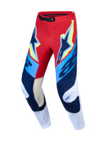 Kalhoty SUPERTECH DYNA, ALPINESTARS (červená/bílá/modrá/zelená/černá) 2027