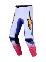 Kalhoty FLUID DRAG, ALPINESTARS (světle šedá/fialová/zlatá) 2027