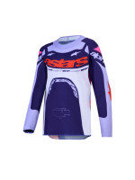 Dres SUPERTECH DYNA YOUTH, ALPINESTARS, dětské (světle fialová/modrá/růžová/bílá) 2027