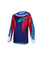 Dres FLUID DRAG YOUTH, ALPINESTARS, dětské (tmavě modrá/červená/zelená/bílá) 2027