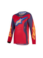 Dres RACER HUNT YOUTH, ALPINESTARS, dětské (červená/tmavě šedá/gradient) 2027