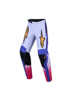 Kalhoty FLUID DRAG YOUTH, ALPINESTARS, dětské (světle šedá/fialová/zlatá) 2027