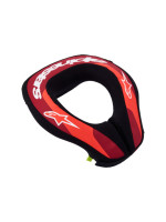 Nákrčník SEQUENCE YOUTH, ALPINESTARS, dětský (červená fluo/červená/bílá) 2027
