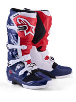 Boty TECH 7 limitovaná edice UNITY, ALPINESTARS (červená/bílá/modrá) 2026