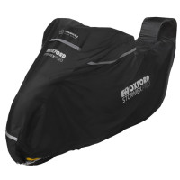 Plachta na motorku Stormex Pro (s prostorem pro kufr), OXFORD (černá)
