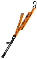 Upínací popruhy s rychloupínací spojkou (šířka 38 mm / délka 2 m / nosnost 550 kg), RTECH (1 pár, oranžový)