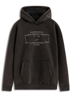 Mikina INFINITE WASHED OVERSIZED HOODIE, ALPINESTARS (sepraná černá)