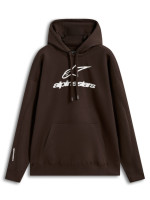 Mikina PRELUDE OVERSIZED HOODIE, ALPINESTARS (hnědá)