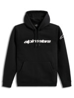 Mikina RACE WORDMARK HOODIE, ALPINESTARS (černá/bílá)